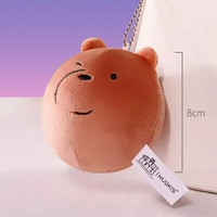 We Bare Bears Squeeze Plush Keychain