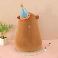 دمية كابيبارا المحشوة بعيد الميلاد السعيد 