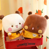Bu Bu Bear & Du Du Panda Snuggles Plush