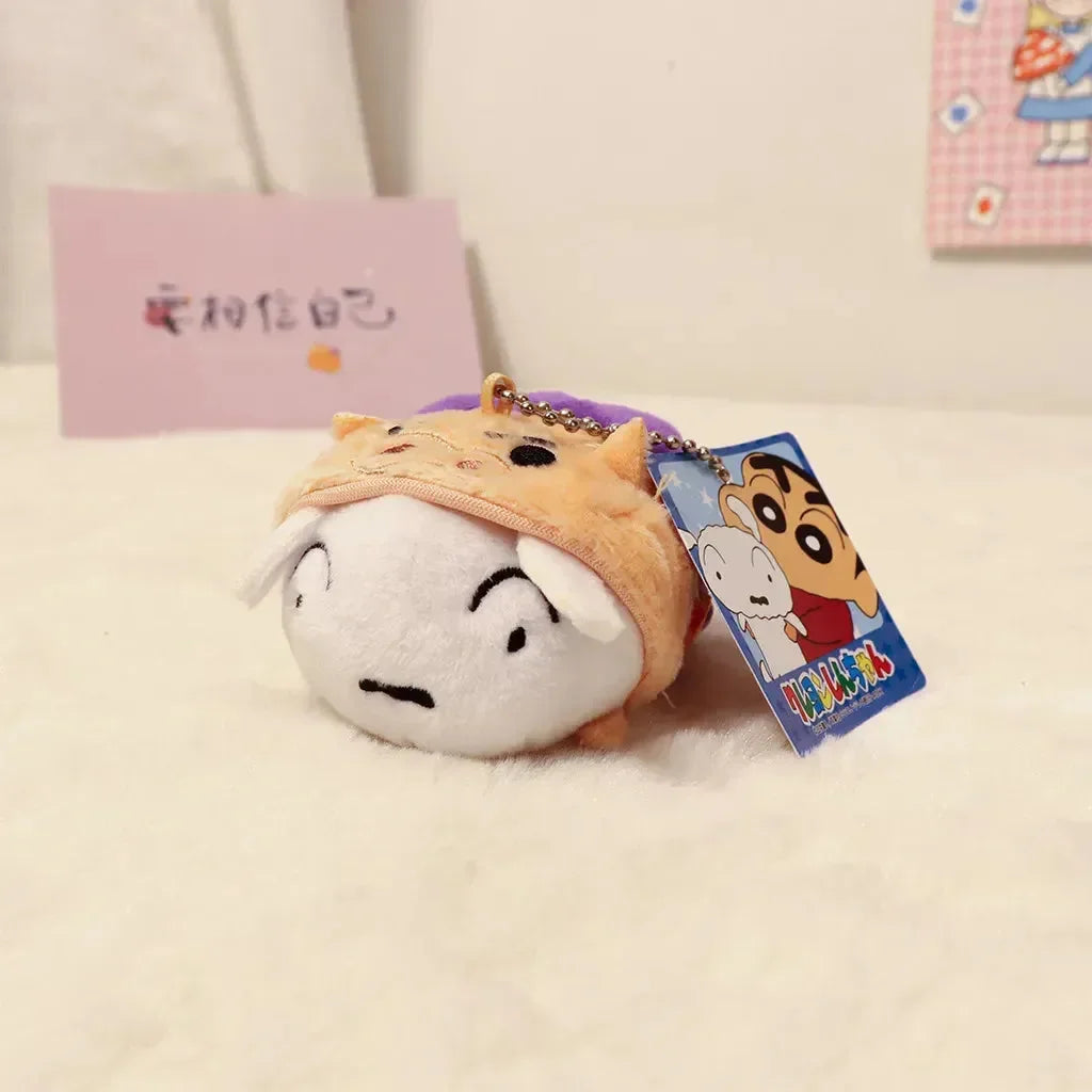 Shinchan's Silly Suits Plush Keychain