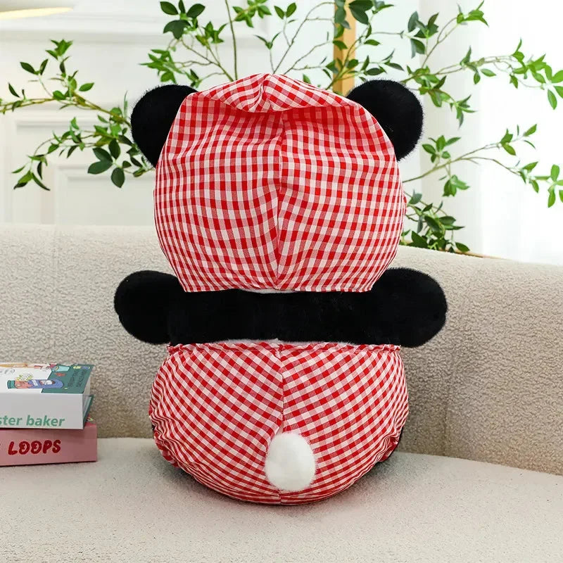Floral Charm Giant Panda Plushie