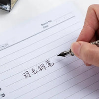 Wizarding Quill Feather Pen & Ink Set