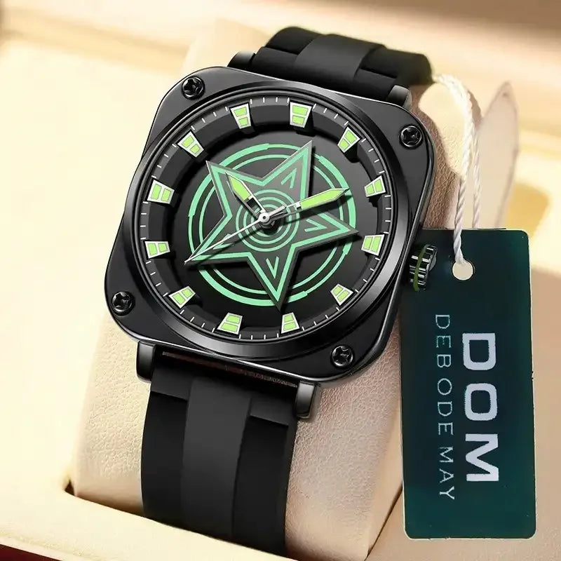 DOM Cosmic Glow Square Watch
