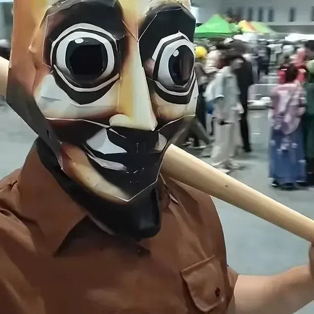 Tungsahoor Wooden Man Paper Mask