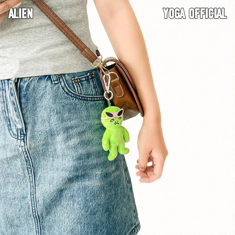 Cool Gaze Alien Plush Keychain