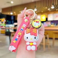 Hello Kitty Chic Clips Keychain