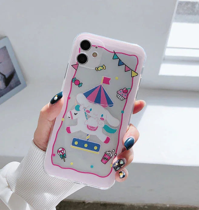 Cartoon Anime Phone Case for iphone 7/7plus/8/8P/X/XS/XR/XS Max/11/11pro/11pro max/12/12mini/12pro/12pro max PN3334 - Bear Hugs