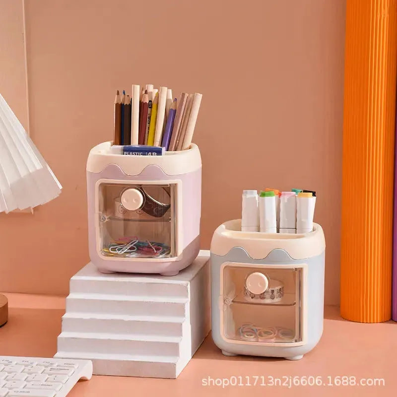 Creative Multi-Grid Pen Holder