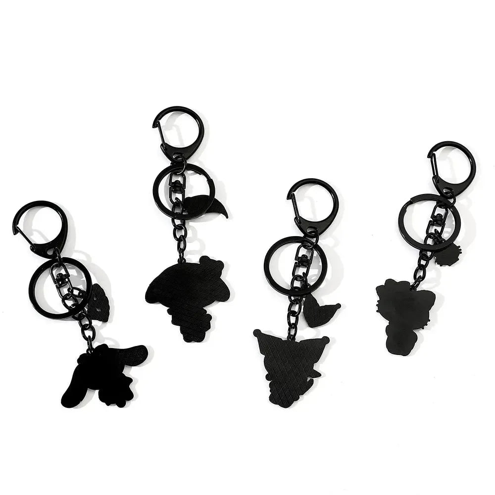 Sanliou Dark Metal Charms Keychain