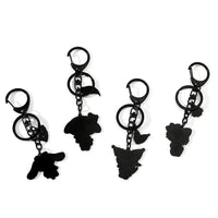 Sanliou Dark Metal Charms Keychain