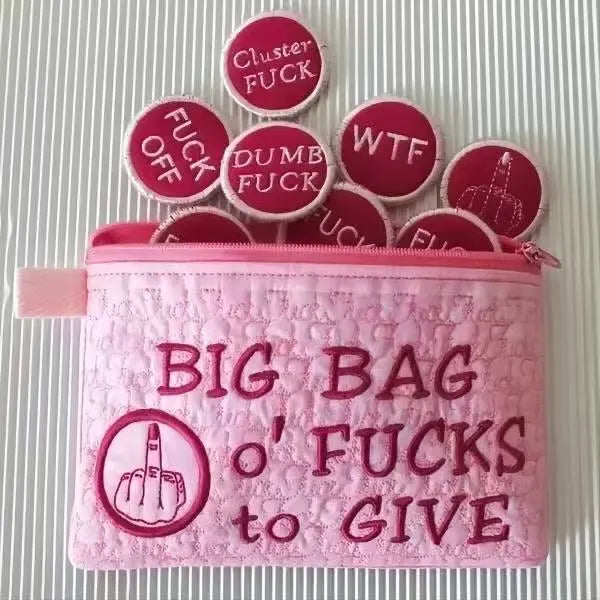 Big Bag of Fs Zipper Pouch