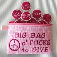 Big Bag of Fs Zipper Pouch