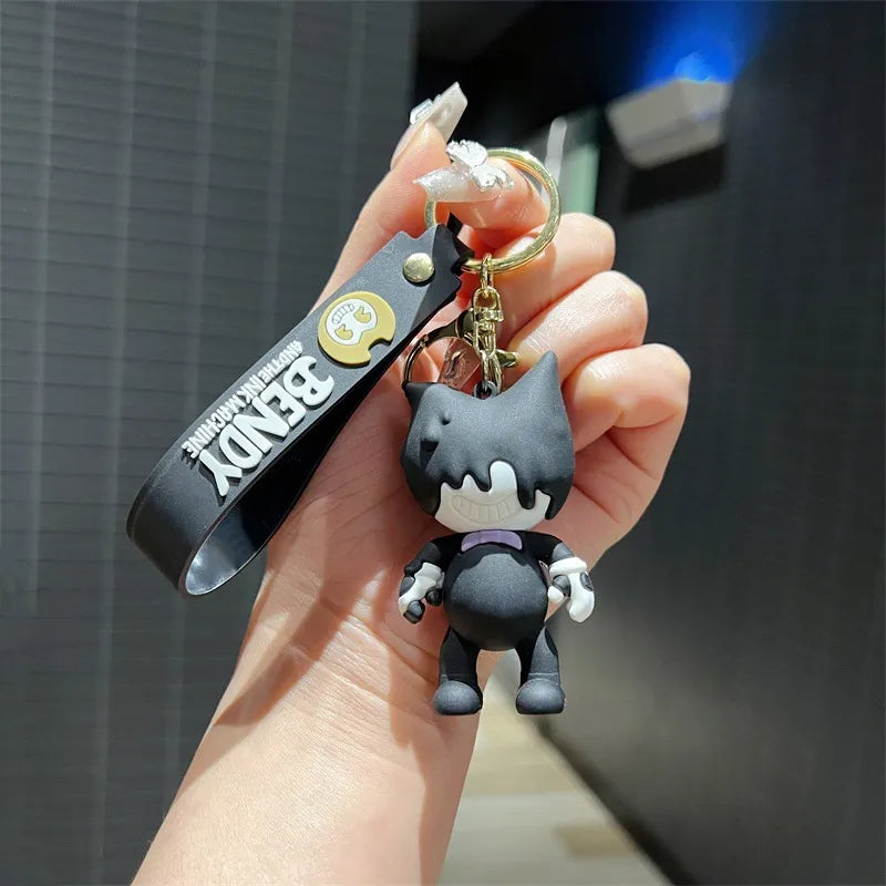 Bendi and The Ink Machine 3D Keychain