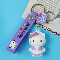 Kawaii Hello Kitty Cosplay 3D Keychain