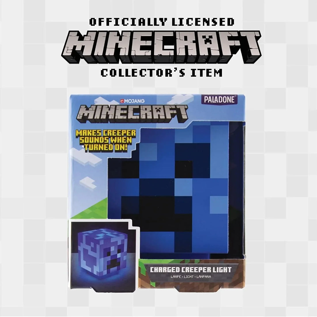 Minecraft Creeper Night Light with Official Creeper Sounds