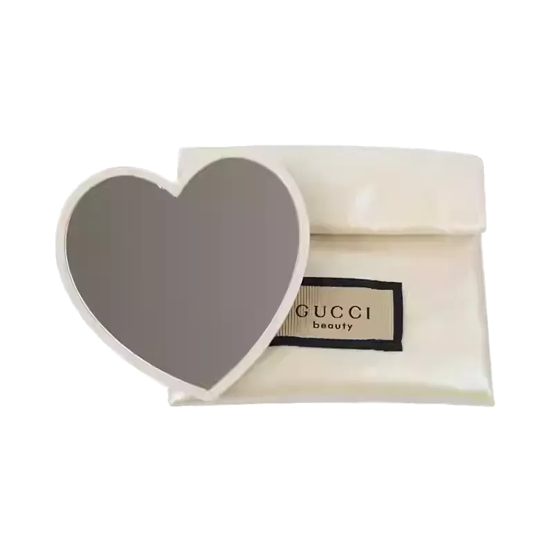 Premium Luxury Heart Shaped Mini Mirror