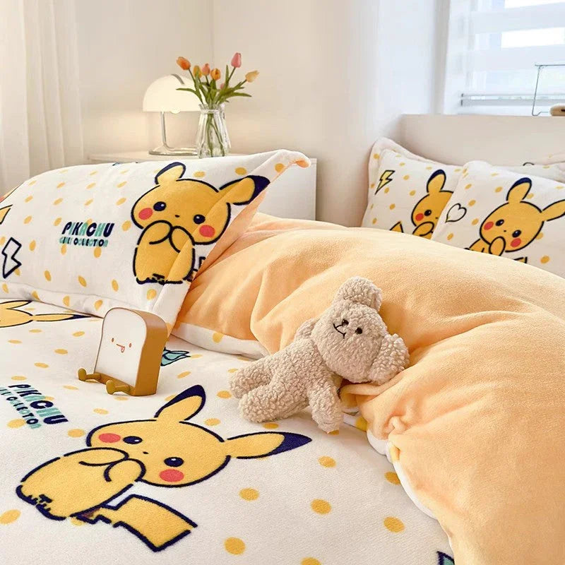 Kawaii Cartoon Bedding Set PN6255 - Bear Hugs