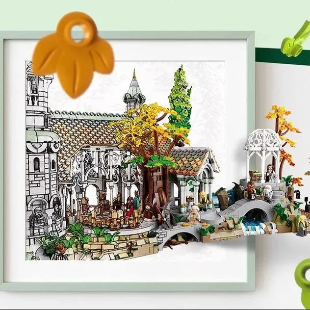 LOTR Rivendell Castle Building Block Set