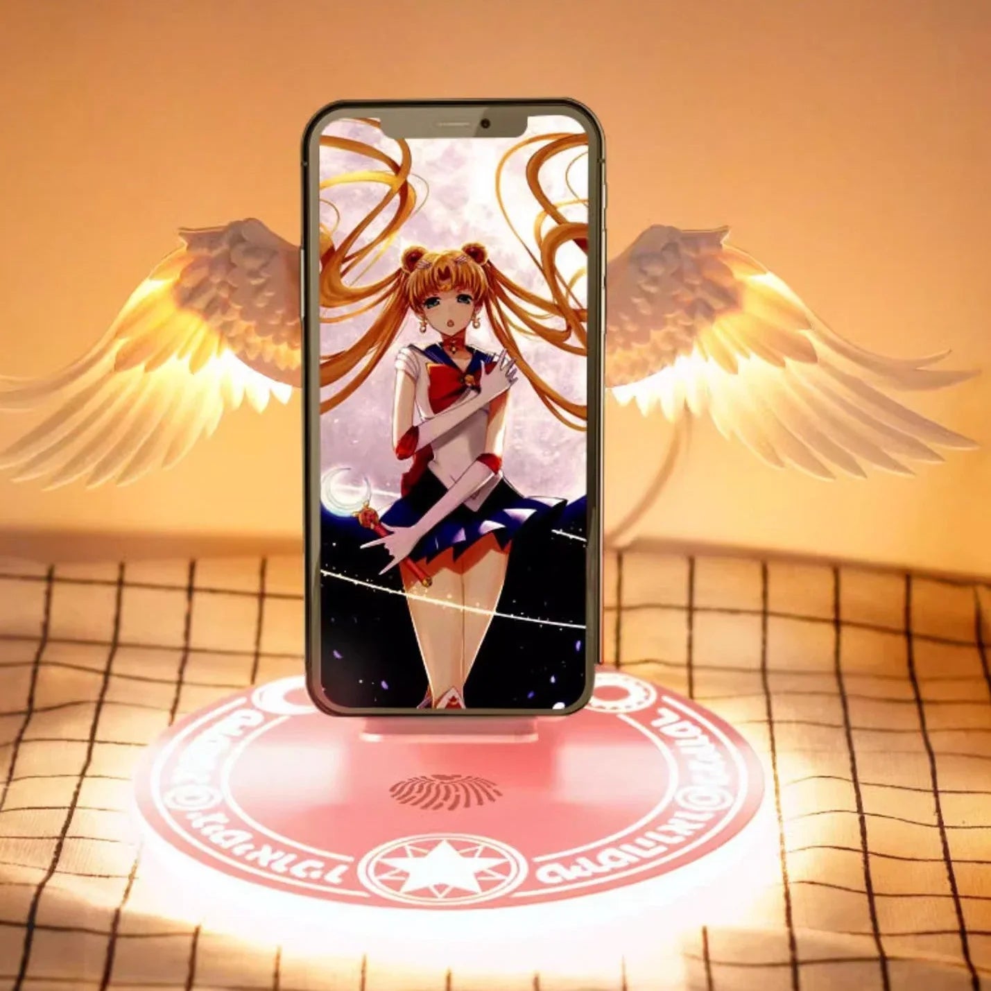 Fashion Cartoon Wings Wireless Charger PN6351 - Bear Hugs