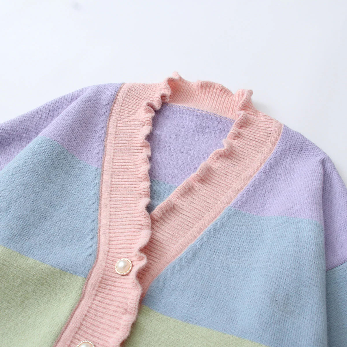Fashion Rainbow Sweater Coat PN4007 - Bear Hugs