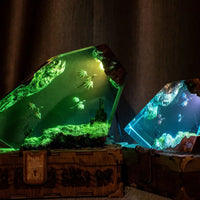 Dragons' Fury Resin Lamp