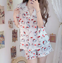 Cartoon Anime Girls Pajamas Suits PN3911 - Bear Hugs