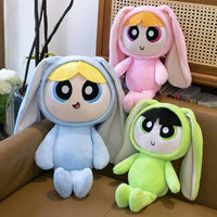 Powerfull Girls Rabbit Ears Plush