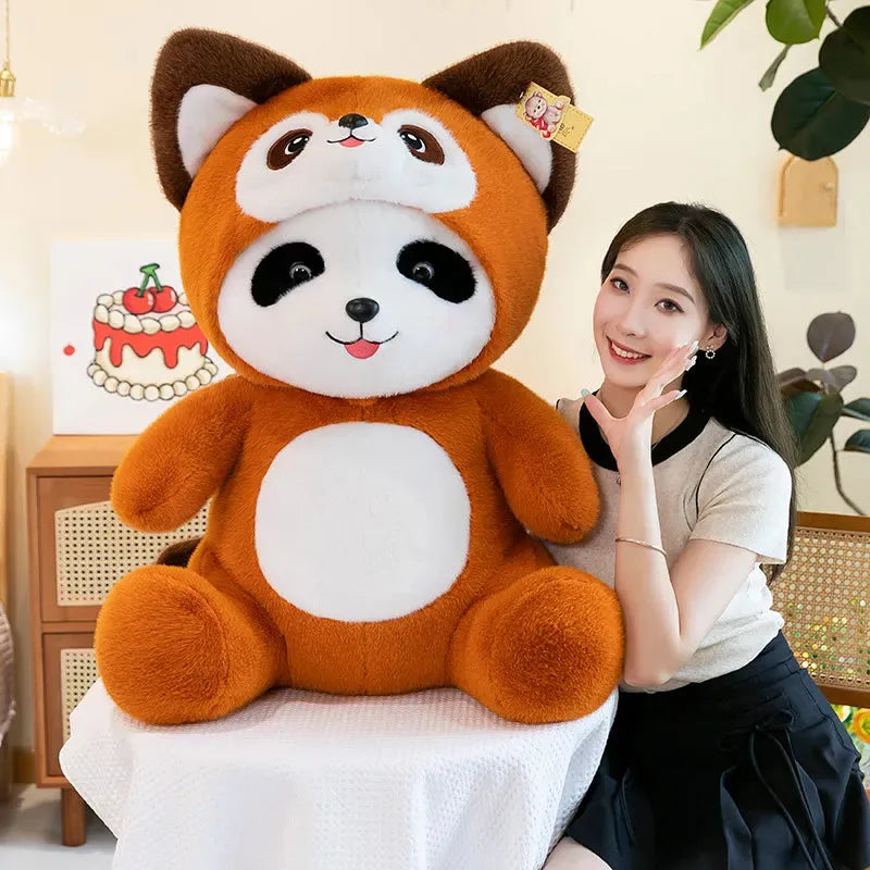 Panda to Red Panda Cosplay Lena Bear