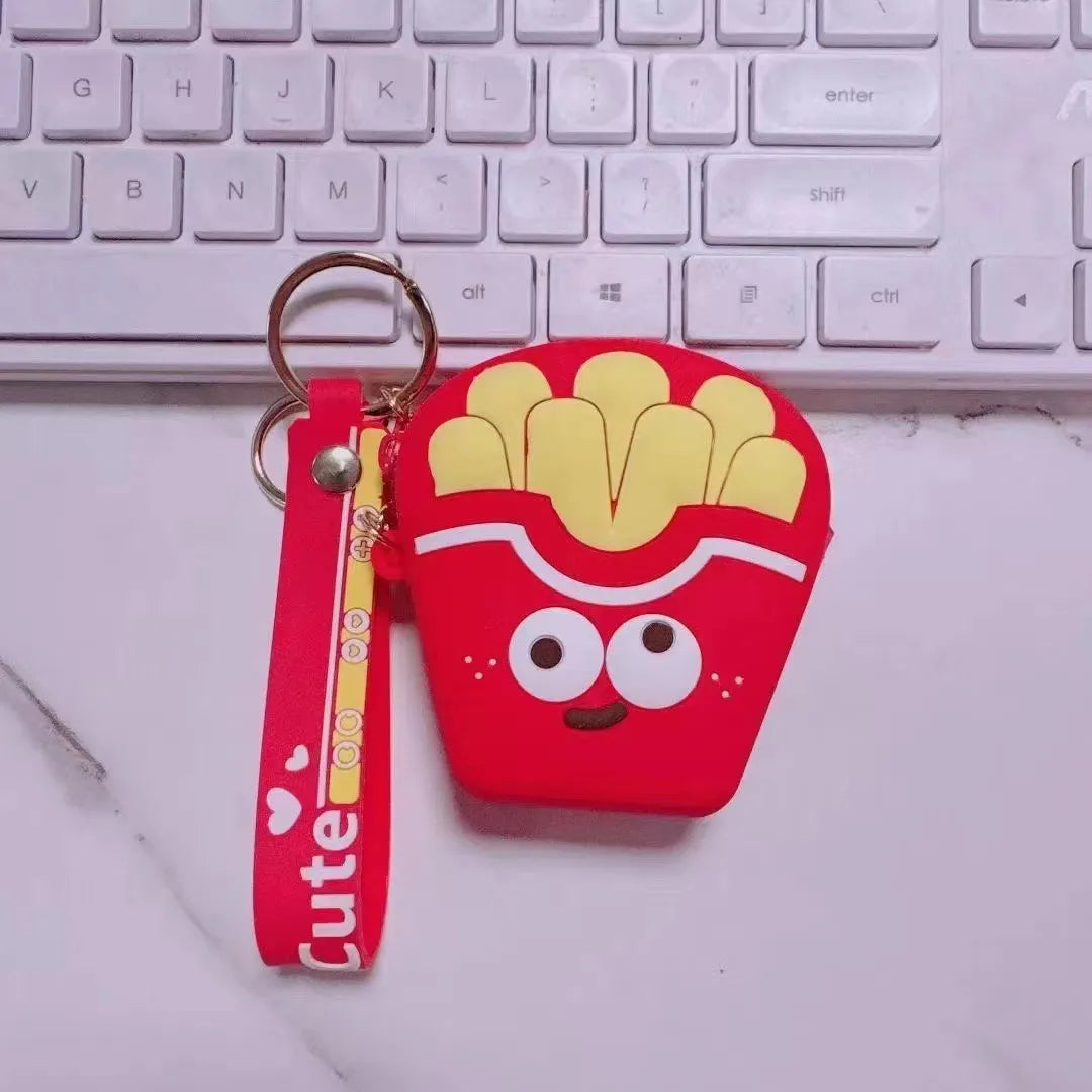 Foodie Coin Purse Keychains