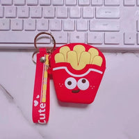 Foodie Coin Purse Keychains