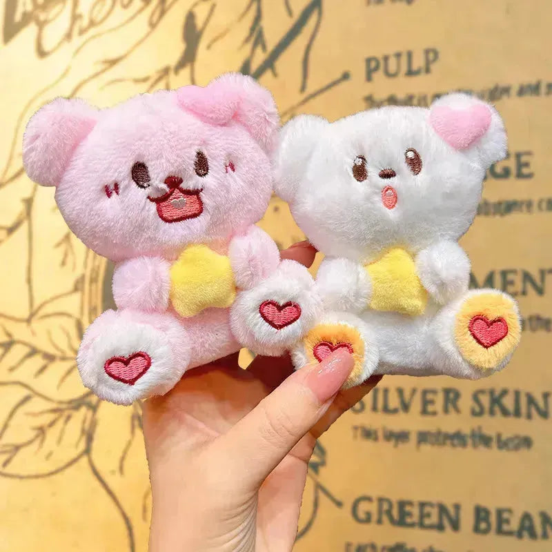 Hold My Star Bear Plush Keychain