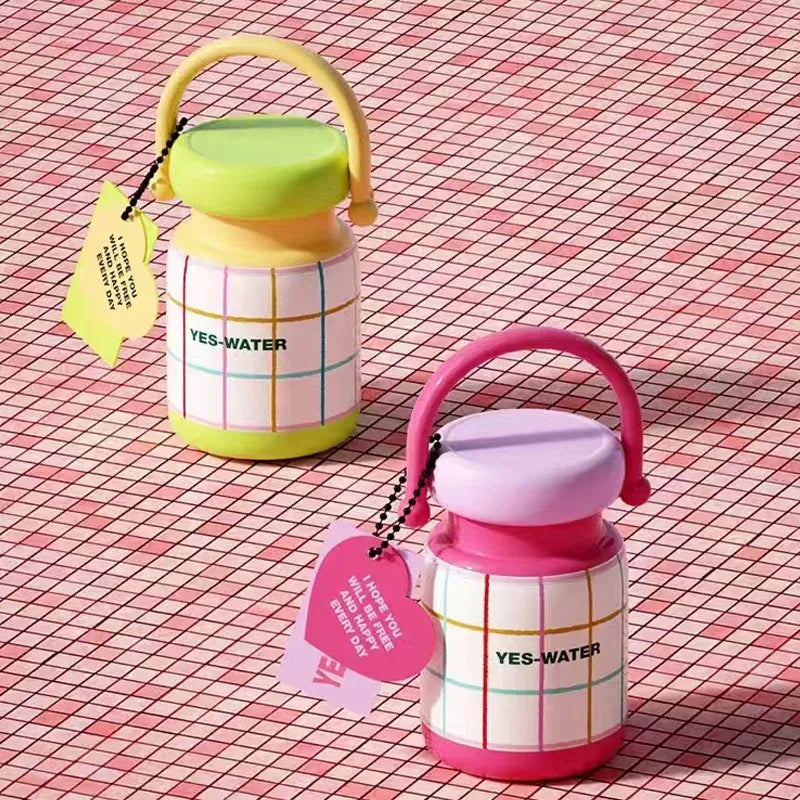 Cute Mini Jar Carry Insulated Bottle (420 ml)