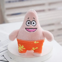 Starfish Style Patrick Plush Keychain