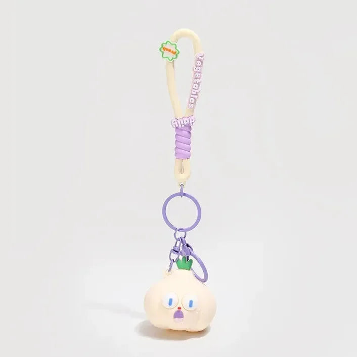 Screaming Vegetables Eye-Popping Keychain