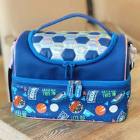 Premium Mid-Zip Double Decker Lunch Bag