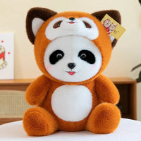 Panda to Red Panda Cosplay Lena Bear