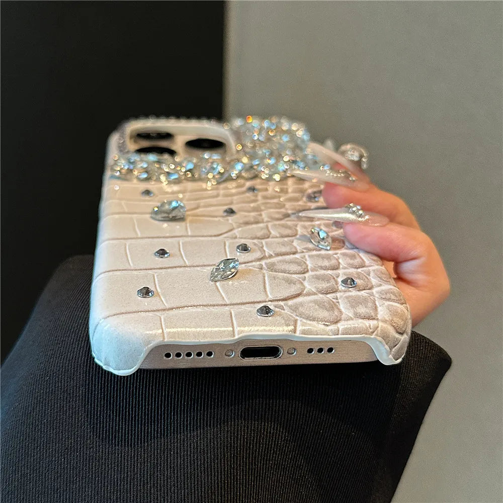 Handmade Rhinestone Phone Case (For iPhones)