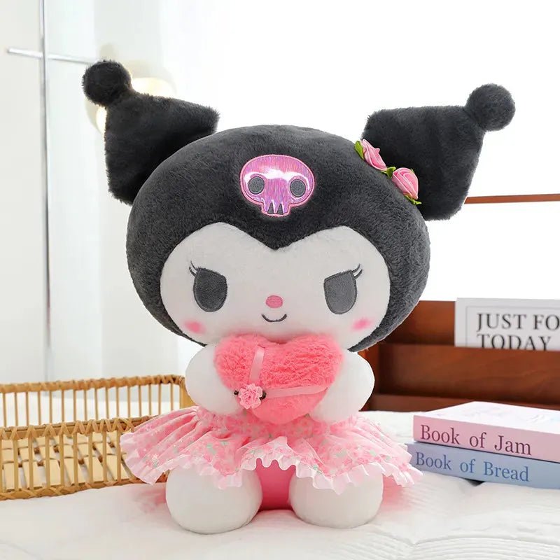 Kuromi My Melody Gift of Heart Plushies