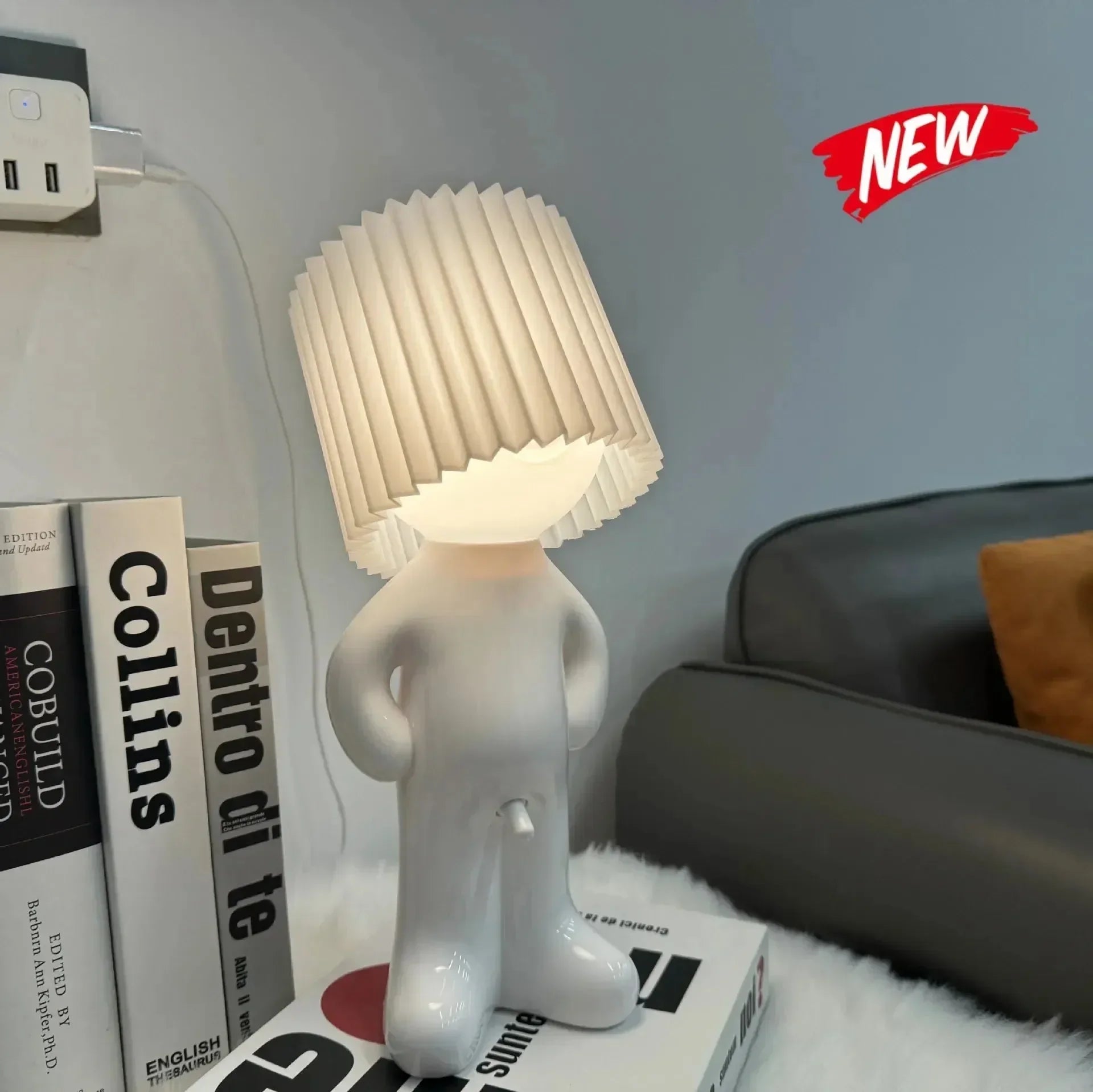 Turn-on Shy Man Lamp