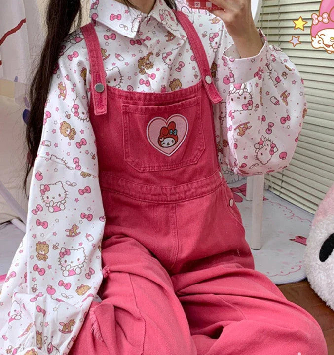 Fashion Girls Overalls/Trousers PN5466 - Bear Hugs