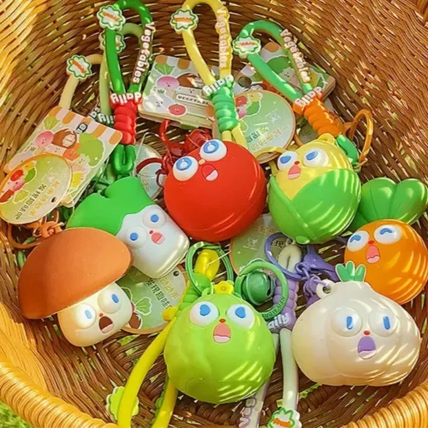 Screaming Vegetables Eye-Popping Keychain