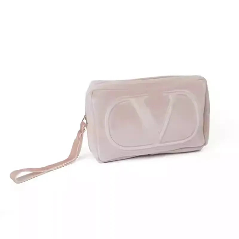 Luxury Big V Cosmetic Bag