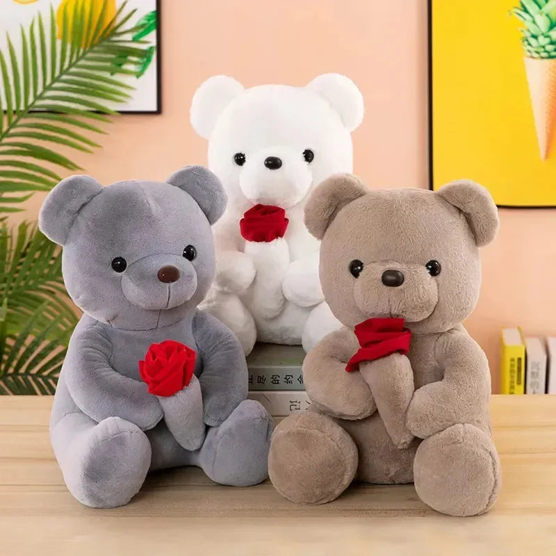 Valentine Rose Teddy Bear (30 cm)