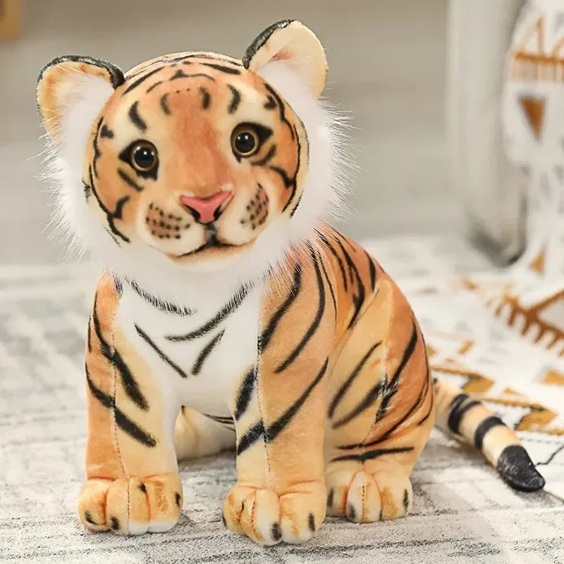 Stripy Snuggler Realistic Tiger Cub Plushie (20 cm)