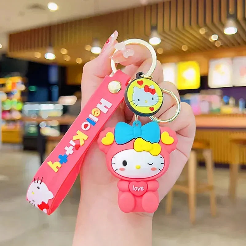 Hello Kitty Chic Clips Keychain
