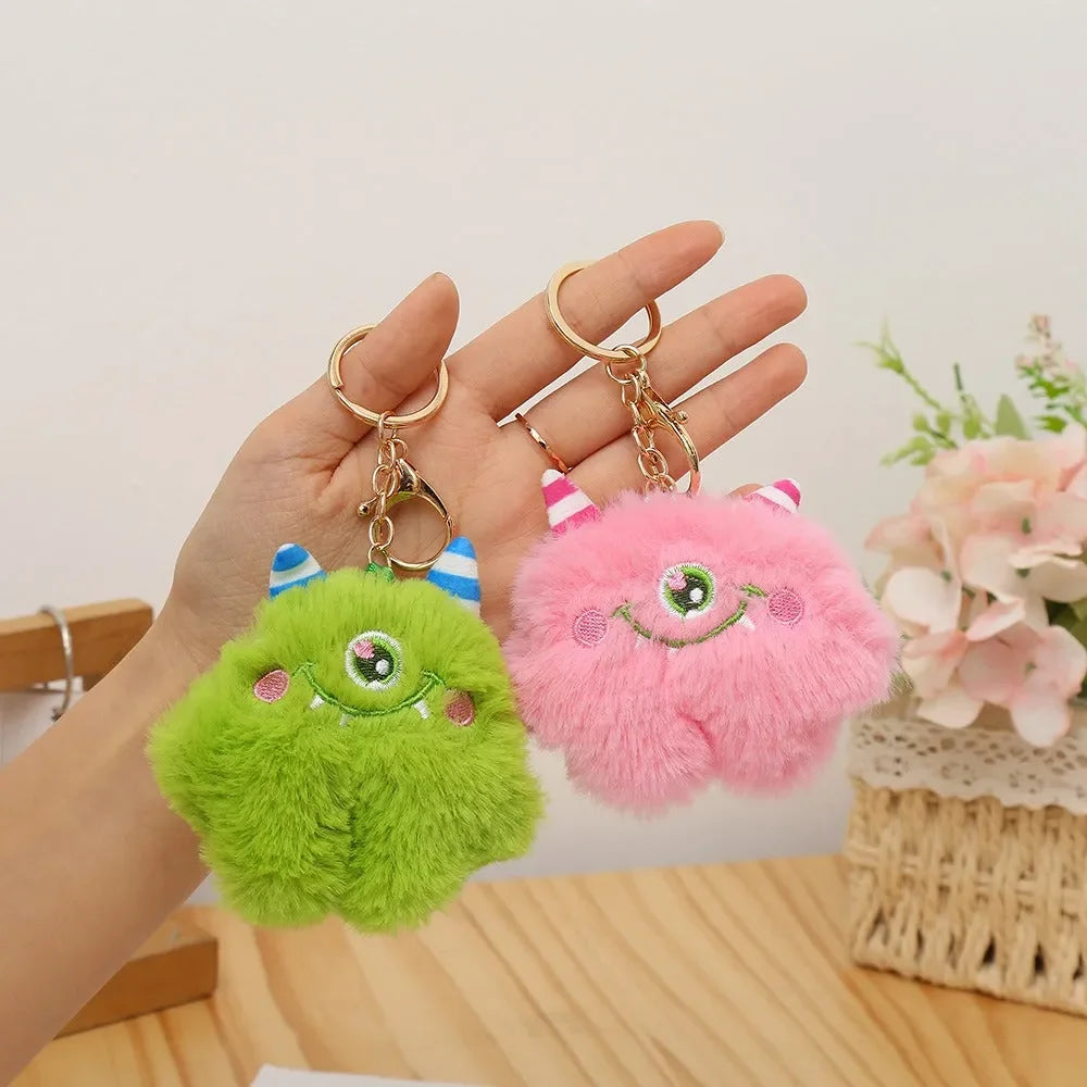 Goofy Gaze Monster Plush Keychain