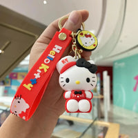 Hello Kitty Chic Clips Keychain