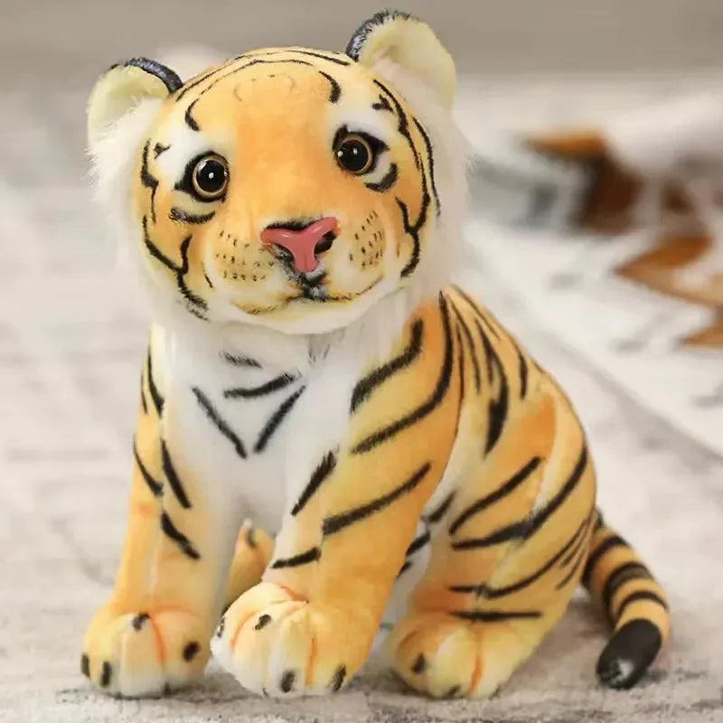 Stripy Snuggler Realistic Tiger Cub Plushie (20 cm)