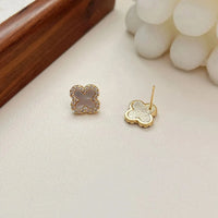 Monogram Designer Clover Earrings