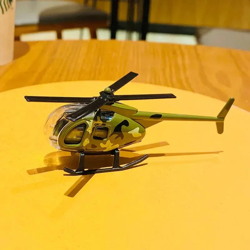 Sky High Mini Helicopter Metal Keychain